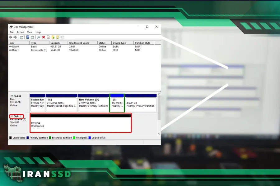 هزینه تعمیر و ریکاوری SSD با مشکل شناسایی نشدن