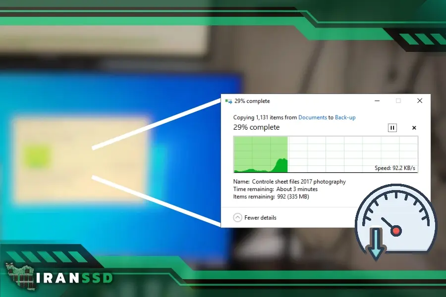 رفع مشکل کندی شدن ssd 
