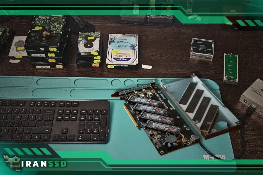 بازیابی اطلاعات از ssd raid