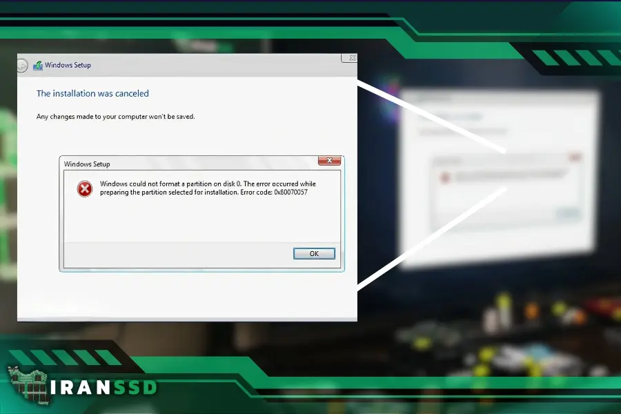 بازیابی اطلاعات SSD پس از نصب اشتباه ویندوز (پارتیشن RAW)