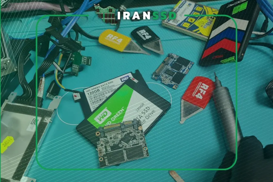 ریکاوری SSD وسترن دیجیتال wd با مشکلات عدم شناسایی تا خرابی فریمور