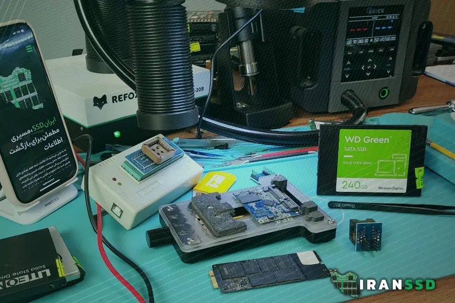 ریکاوری تخصصی SSDهای WD: از مدل‌های NVMe Black تا SATA Blue در ایران ssd