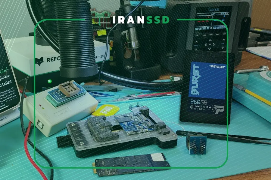 بازیابی اطلاعات از خرابیSSD Patriot