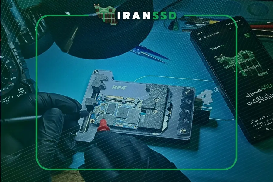 فرایند ریکاوری  تخصصی حافظه‌های Viking در ایران SSD