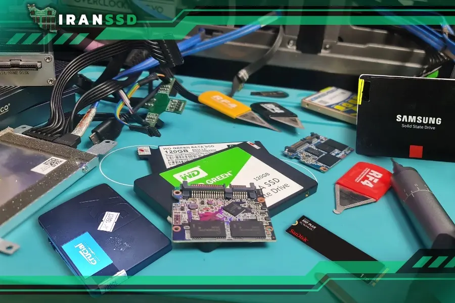 نشانه‌های خرابی SSD سخت افزاری